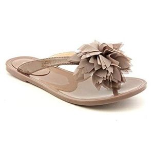 4/$25 Calvin Klein Jade Open Flip Flops Sandals